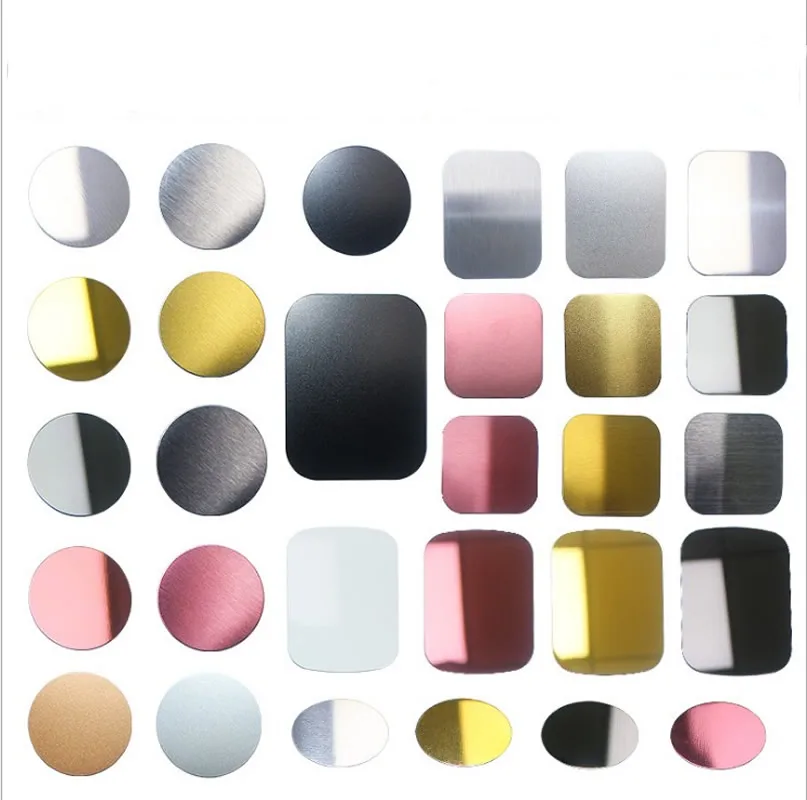 

Square 35x45mm Metal Plate disk iron sheet for Magnet Mobile Phone Holder For rectangle Magnetic Car Phone Stand holders samsung