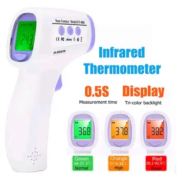 

Medical Infrared Thermometer Forehead Baby Portable Non-contact child Handheld Body/Object Temperature Measure IR Device