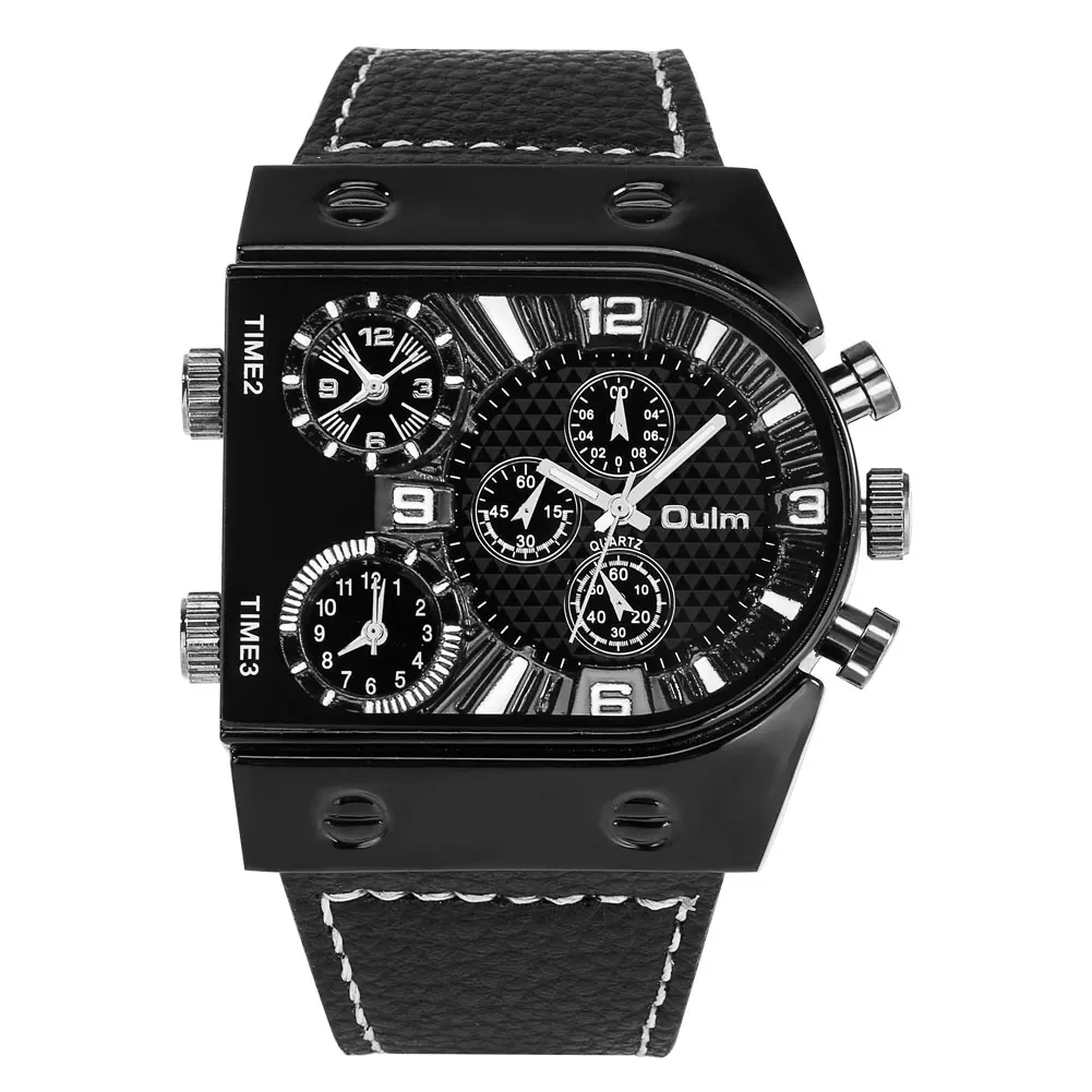 Mens Watches Top Brand Luxury Bracelets Gift Set for Men Stainless Steel Quartz Wristwatch Business Watch for Men 2PCS Gift Set 6