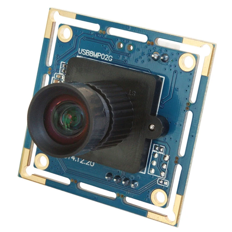 8MP USB камера модуль Плата HD без искажений IMX179 цветной CMOS сенсор объектив 75 °