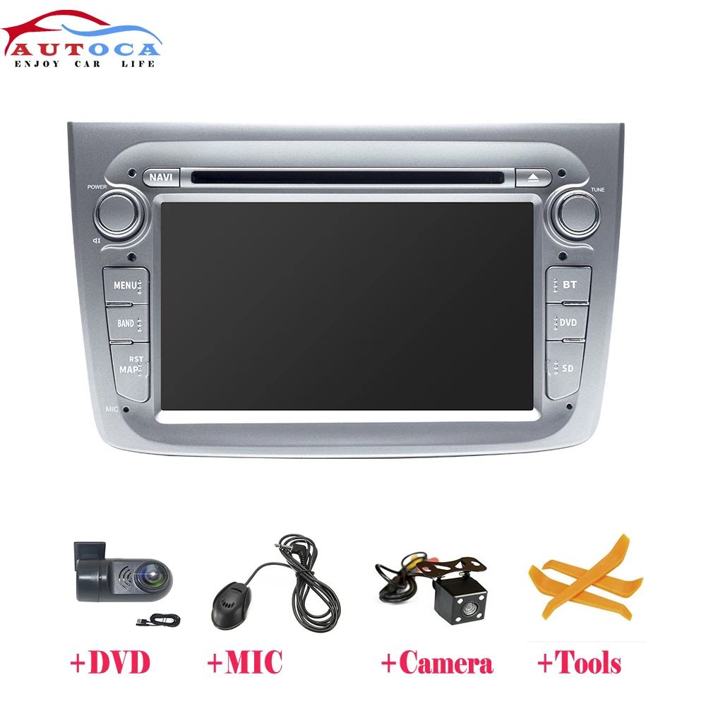 4G 64G ips DSP 1 Din Автомобильный мультимедийный плеер Android 9 для Alfa Romeo Mito 2008- Авто Радио DVD gps навигационная система USB DVR