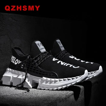 

High Quality China Made New Style Thick Bottom Running Shoes for Men Mesh Sneakers Outdoor Sport Shoes Men Training Athletic Jog