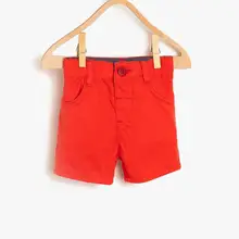 Koton/детские красные шорты с карманами для мальчиков