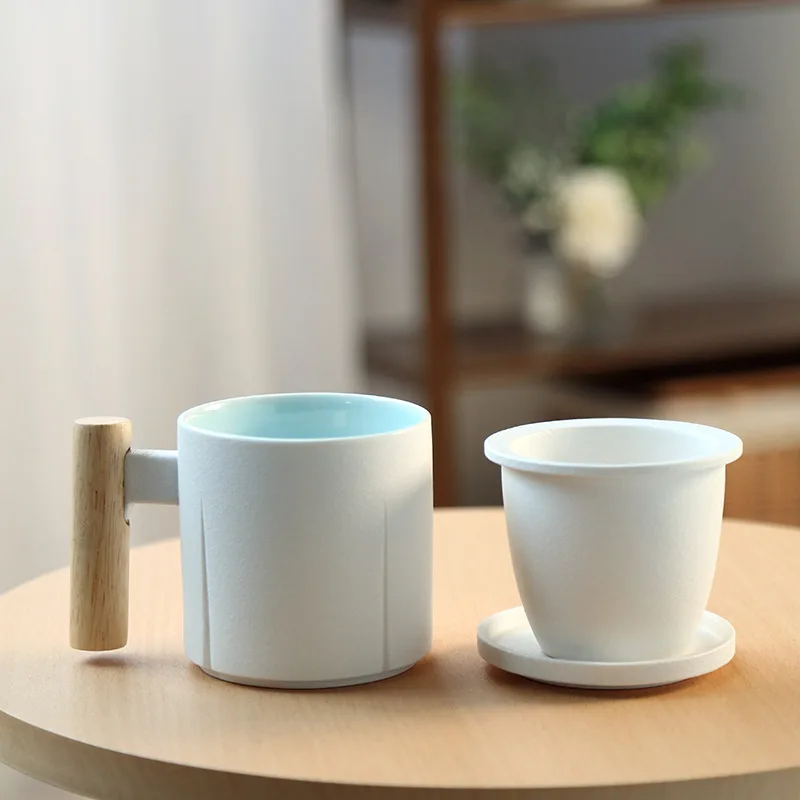JIA-GUI LUO  350ML Ceramic  mugs coffee cups Tea Mugs  cute coffee mugs and cups  tea cup  tea cup with infuser I044