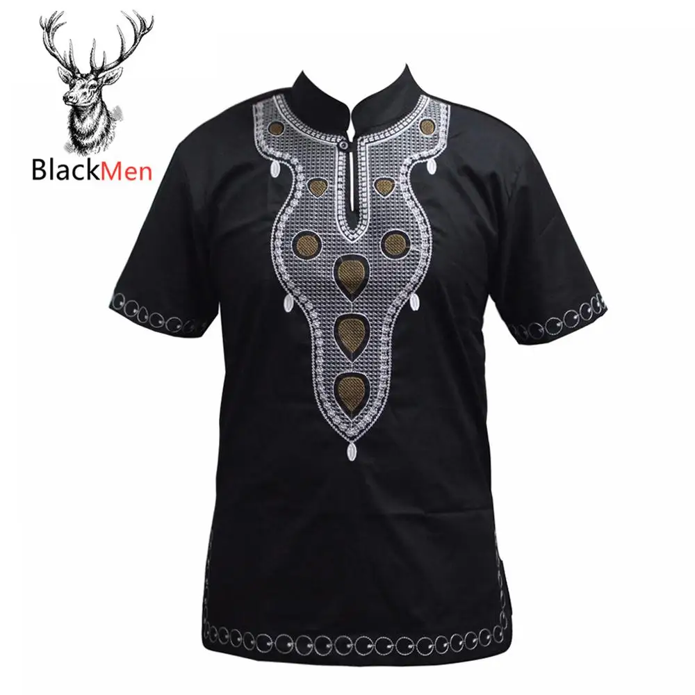 Dashiki Arab Mens Attire Tops Embroidery Muslin T shirts Male Vintage Tunic Ankara Short Kaftan  Clothing African dress for men lattice pattern arab scarf outdoor enthusiasts kerchief multi purpose square turban for male outdoor dustproof props