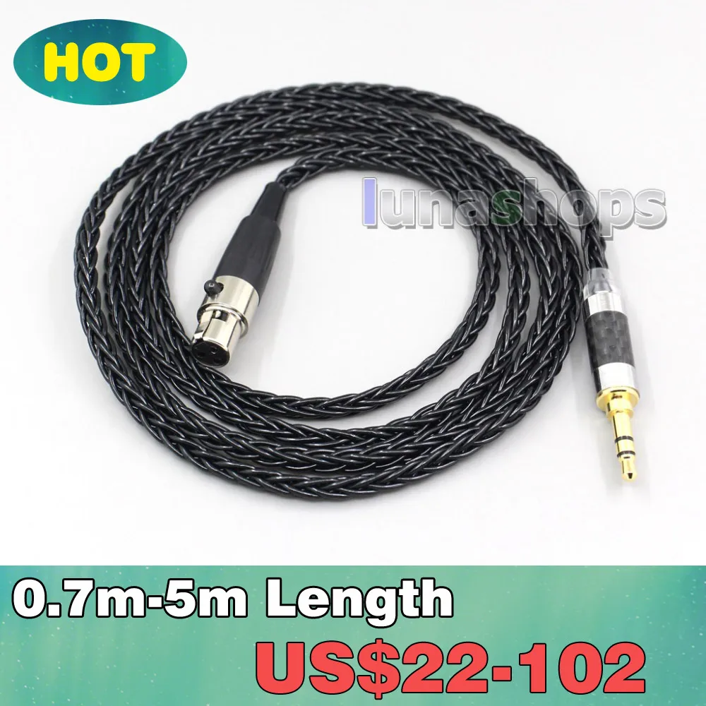 26AWG 8-core OCC Headphone upgrade cable cord for Beyerdynamic DT1990pro 1770 