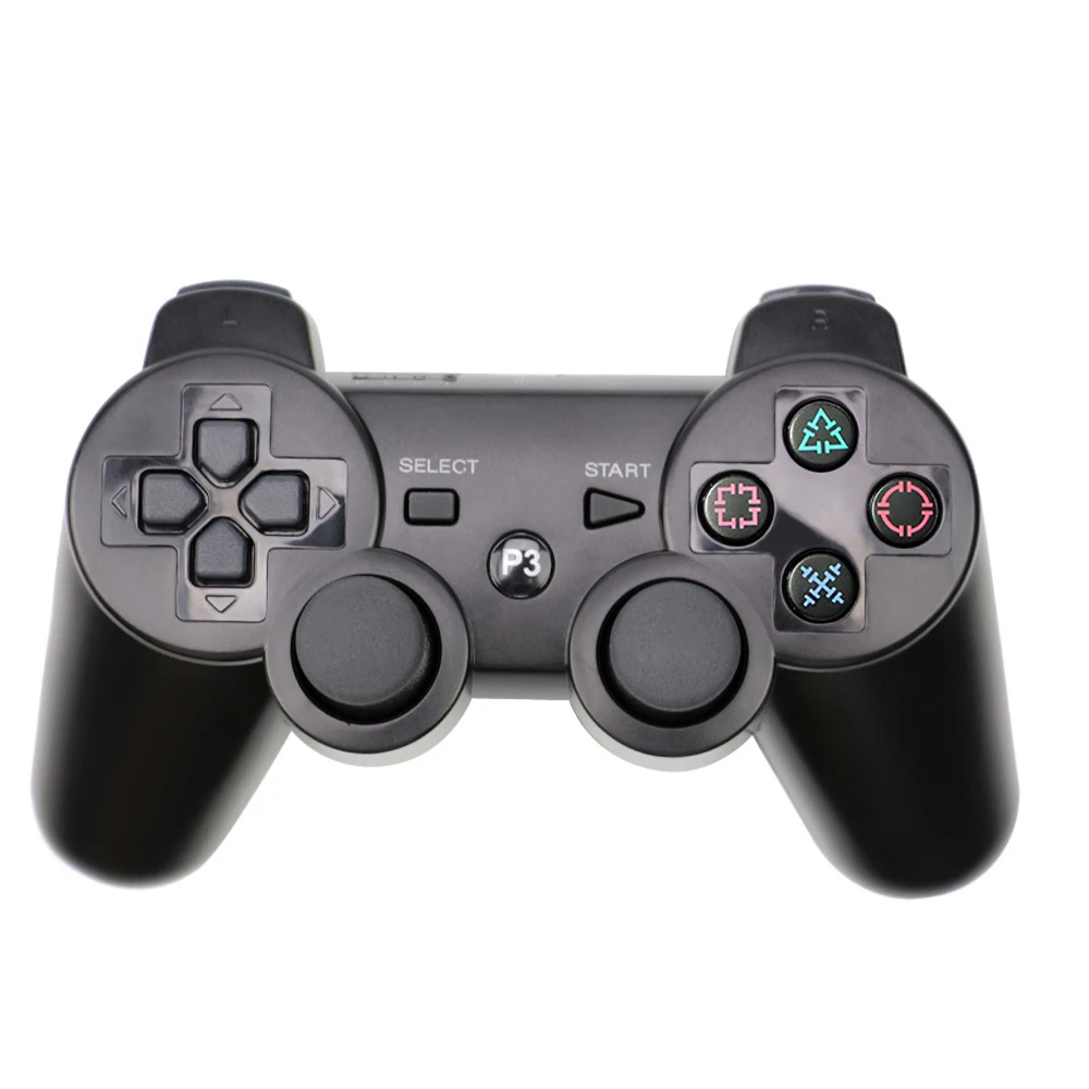 Беспроводной Bluetooth контроллер для sony PS3 геймпад для Play Station 3 джойстик для sony Playstation 3 PC для Dualshock контроллер - Цвет: Type 1 Black