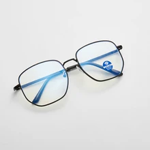 Новая оправа для очков, женские и мужские очки, ретро очки для близоруких, металлические прозрачные линзы, черные, серебряные, Золотые очки