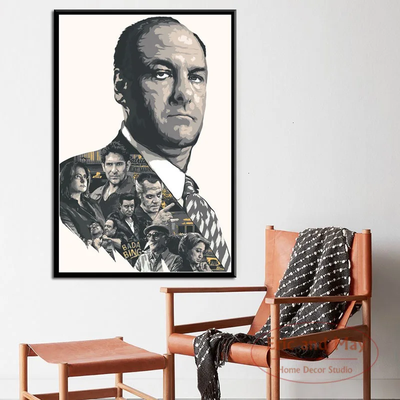Классическая телевизионная серия шоу сопранос Гангстер мафия Искусство