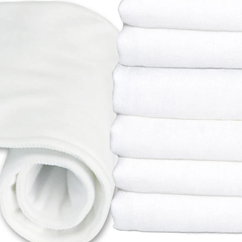 1 шт Детские подгузники многоразовые моющиеся детские тканевые подгузники для новорожденных вкладыши для подгузников вставки 3 слоя