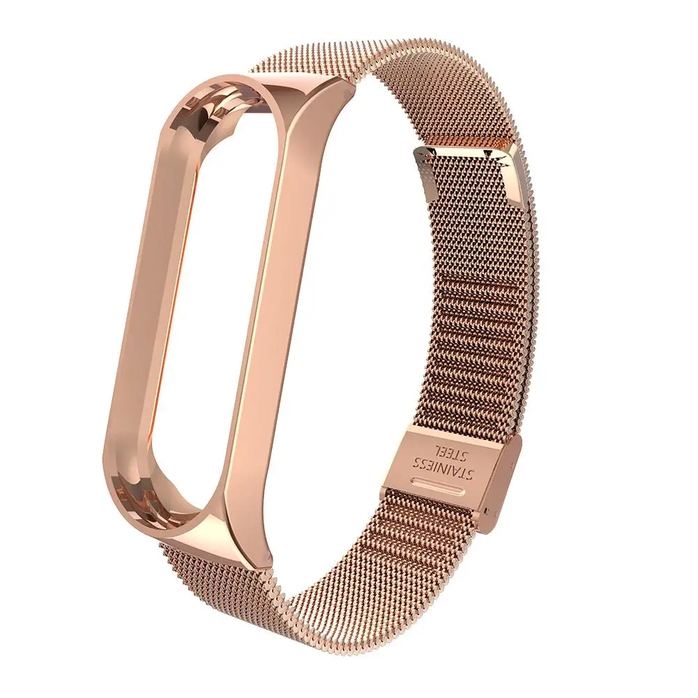 For Xiaomi Mi Band 4 Watch Strap Milanese Bracelet Stainless Steel Smart Watch Buckle Wrist Band Replacement Tool Accessories