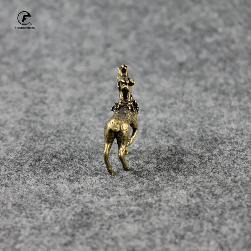 ヴィンテージの銅製鹿の置物,1ペア,真ちゅう製の鹿の置物,幸運な風水