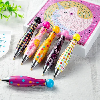 

1pc Diamond Painting Cross Stitch Tool Kits Cute Point Drill Pen Offer Pen Diamond Painting Tool Diamond Embroidery Accessories