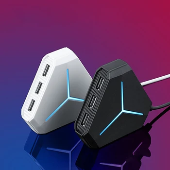 

6 Port USB Hub Splitter USB 2.0 Hub for Multi-device Desktop Laptop High Speed Multi-Port USB Splitter /TF SD Card Reader