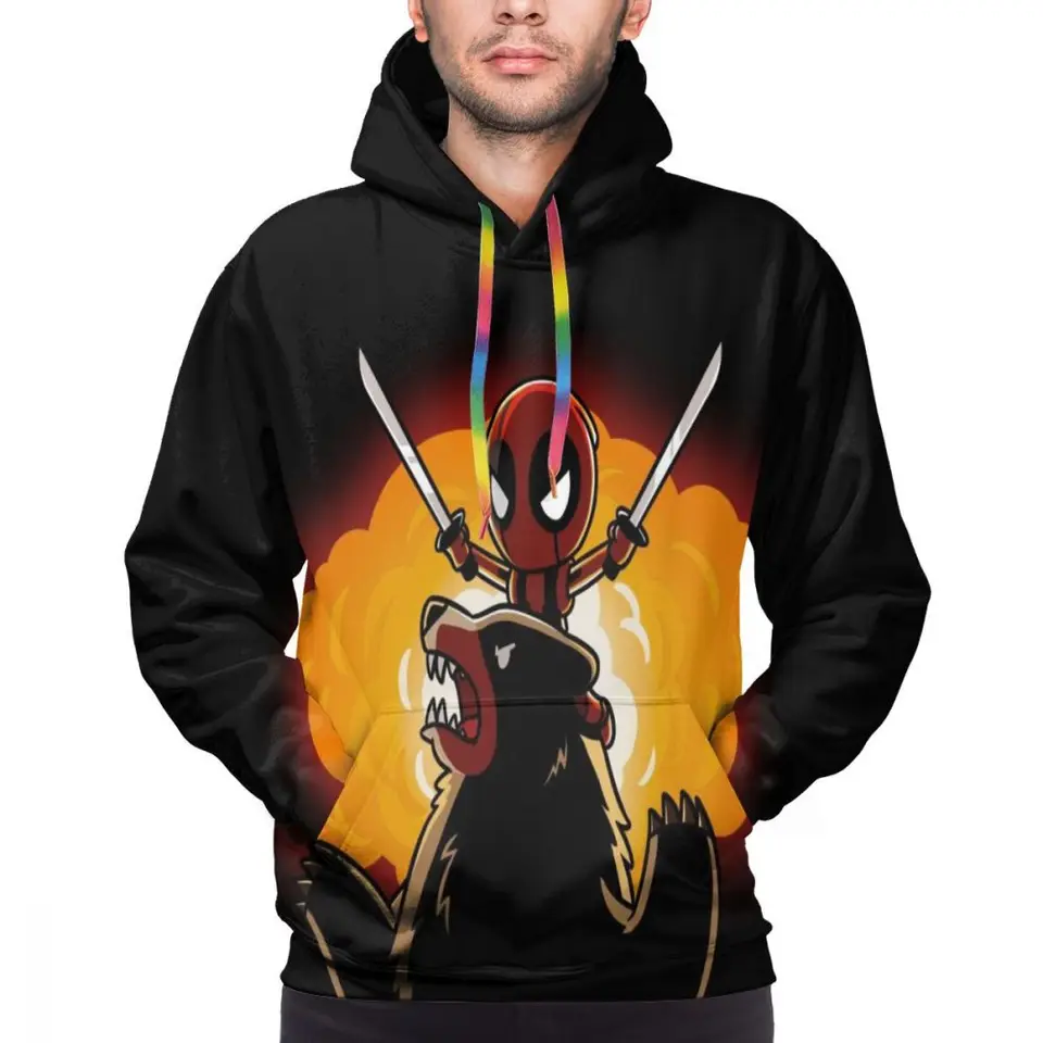 deadpool cosplay hoodie