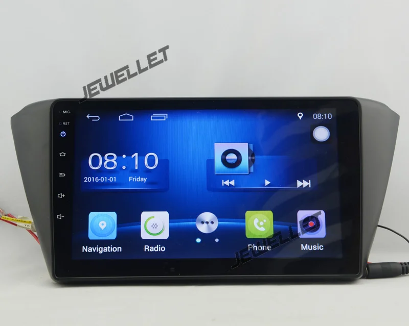 10 1 &quotчетырехъядерный 2.5D ips экран Android Автомобильный gps Радио навигатор для Skoda Fabia