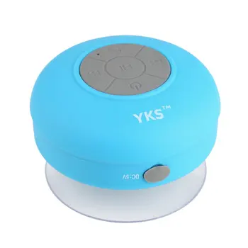 

Mini Portable Shower Wireless Waterproof Speaker Hands-free Receiving Call Music Built-in Microphone