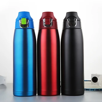 

900ml Stainless Steel Double Wall Vacuum Flasks Car Thermo Bottle Tea Coffee Milk Thermal Cup Outdoor Camping Sport Travel Mug