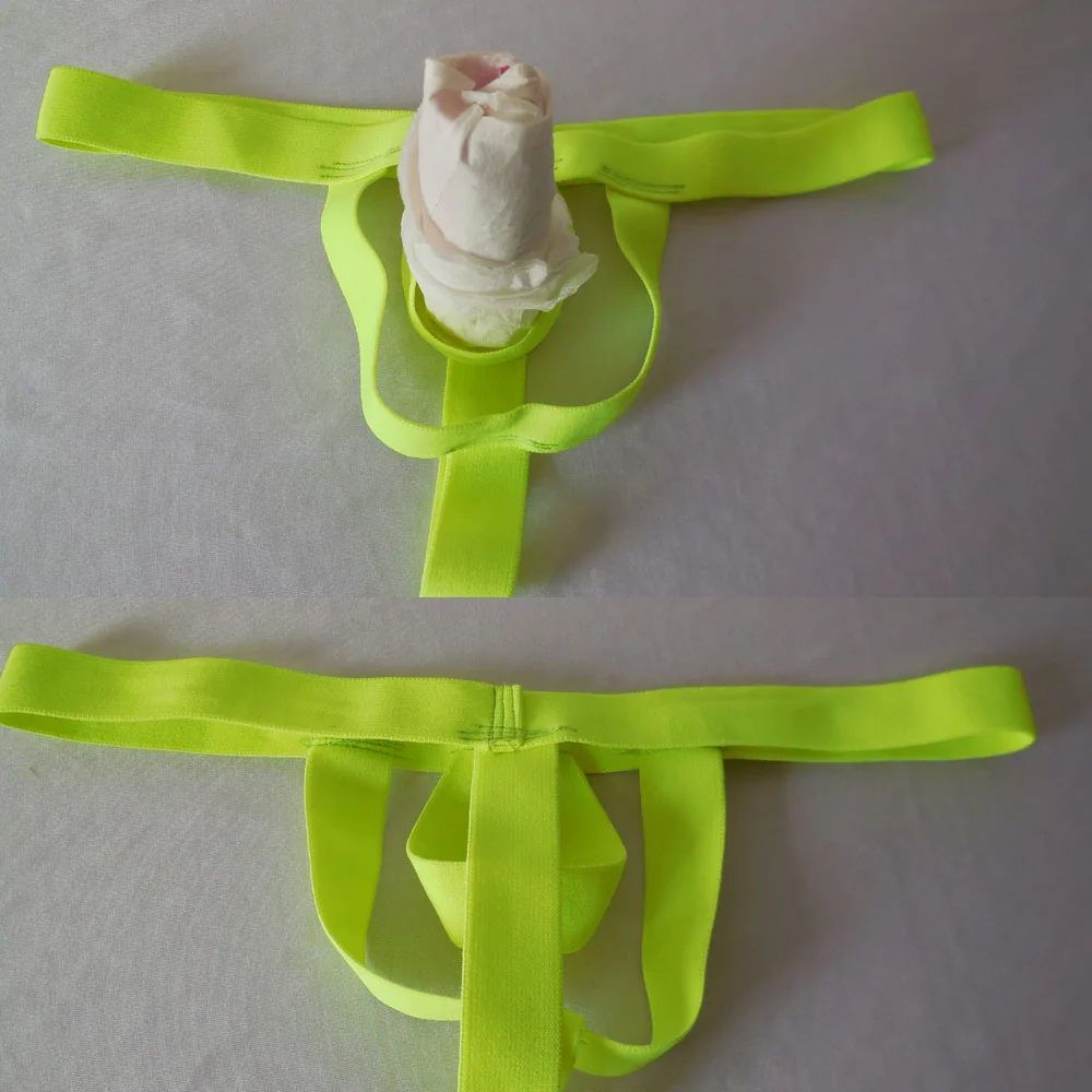 Sexy T-back Design String Thong Underwear  for Men Stretchy Open Pouch Rings G-Strings & Thongs Stretchy Jockstrap Underwear