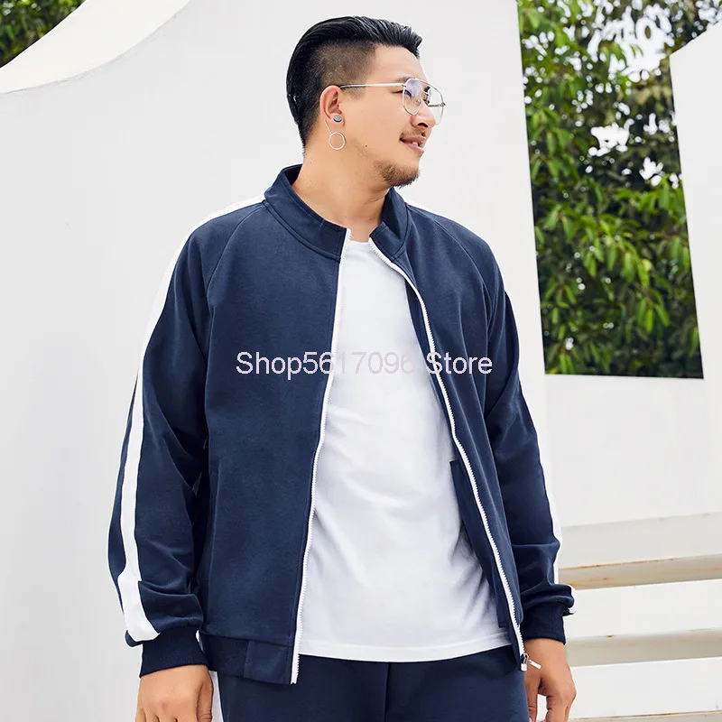 

Sports Suit Male Big Size Autumn Loose One Set Clothes Plus Fat Plus Fat Man Two-piece Set Sportswear
