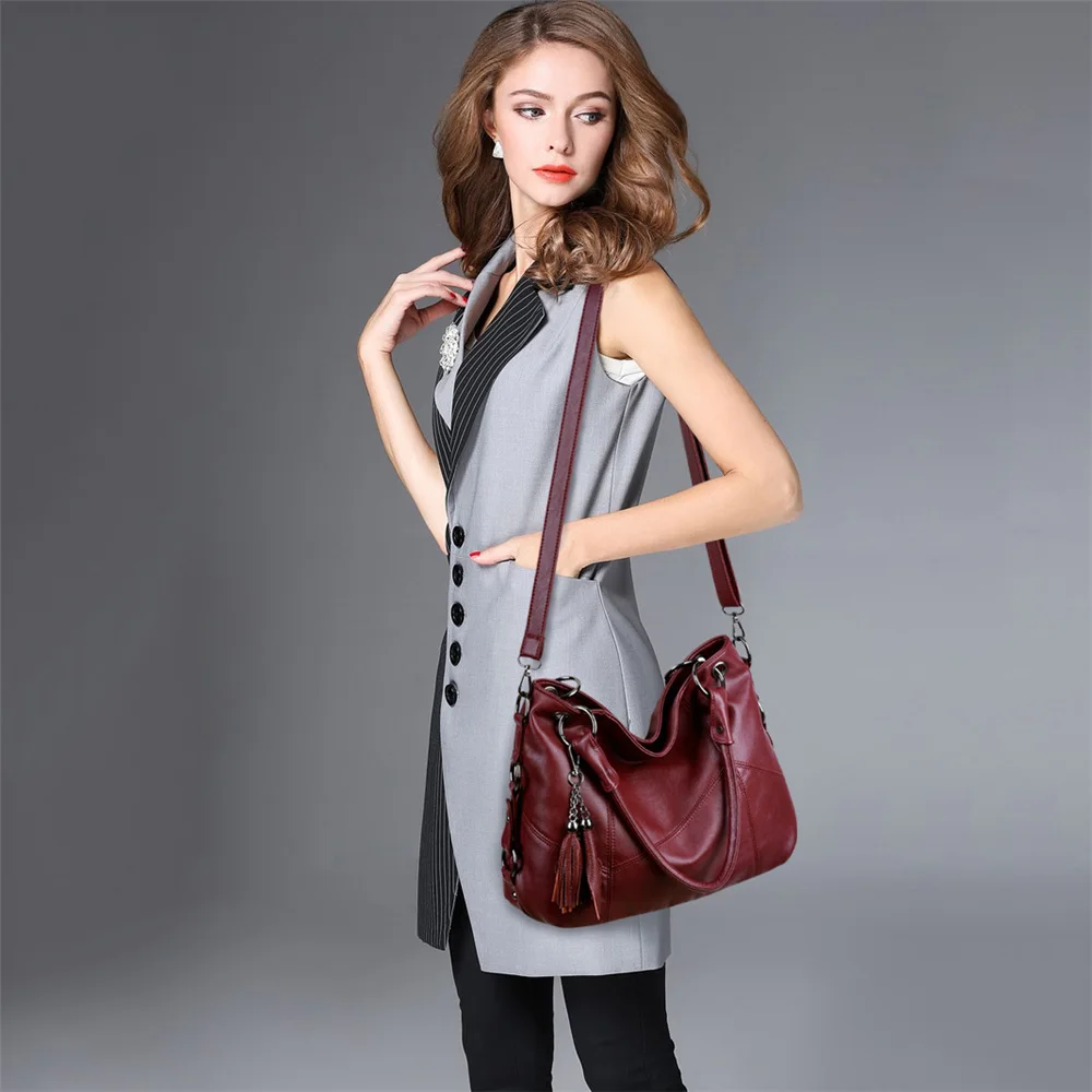 Женские ручные сумки для женщин натуральная кожа с кисточками роскошные сумки женские сумки дизайнерские сумки высокого качества повседневные сумки
