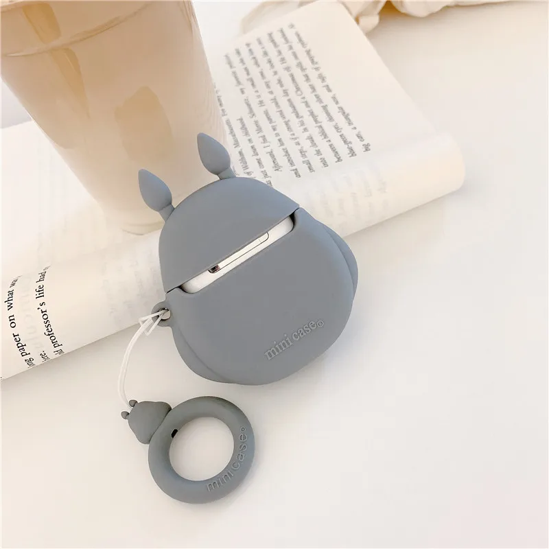 Япония милые Miyazaki Hayao мультфильм мой neigbora Тоторо наушники чехол для Apple Airpods 1/2 силиконовый защитный чехол для наушников