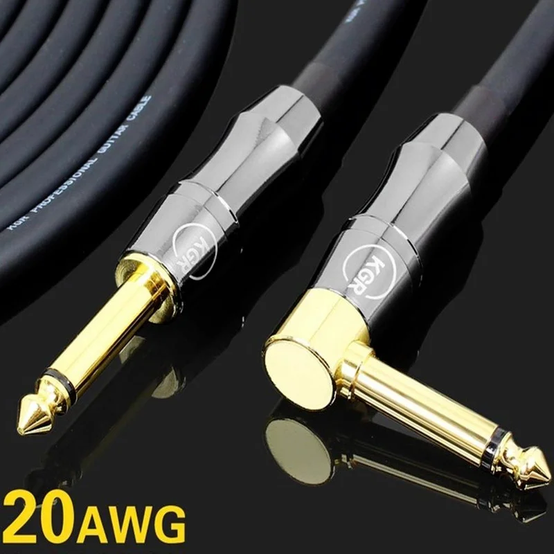 KGR 20AWG гитарный аудио кабель Линия электрическая гитара бас пианино клавиатура