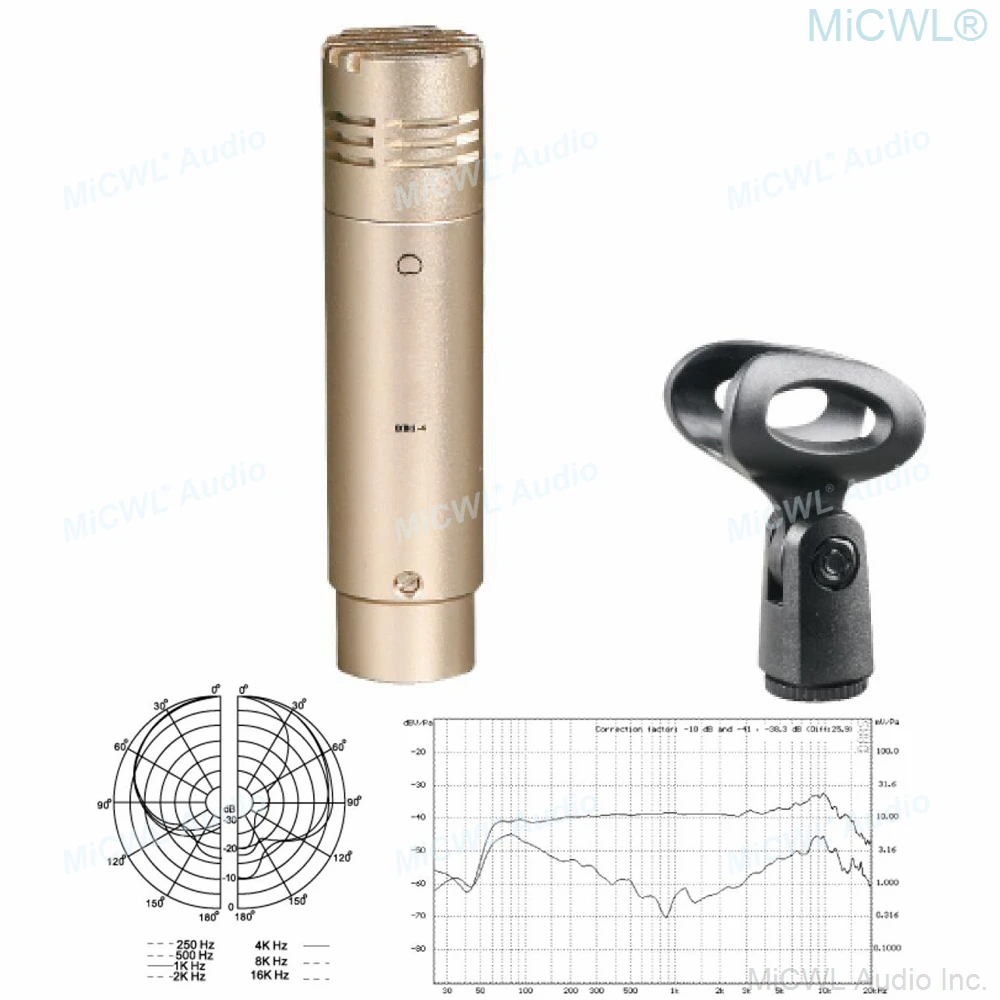 

Pro Studio Condenser Microphone Overhead Mic Slim Pencil Stage Recording Presidential Speeches Instrument Hanging Mics