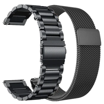 

For Garmin Vivoactive 3 4 4S Metal Watch Band Strap Vivoactive3 MUSIC Accessoires/Venu/Vivomove HR/Forerunner 645 Smart Bracelet