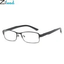 Zilead металлические очки для чтения мужские деловые линзы из смолы для дальнозоркости очки для пожилых унисекс