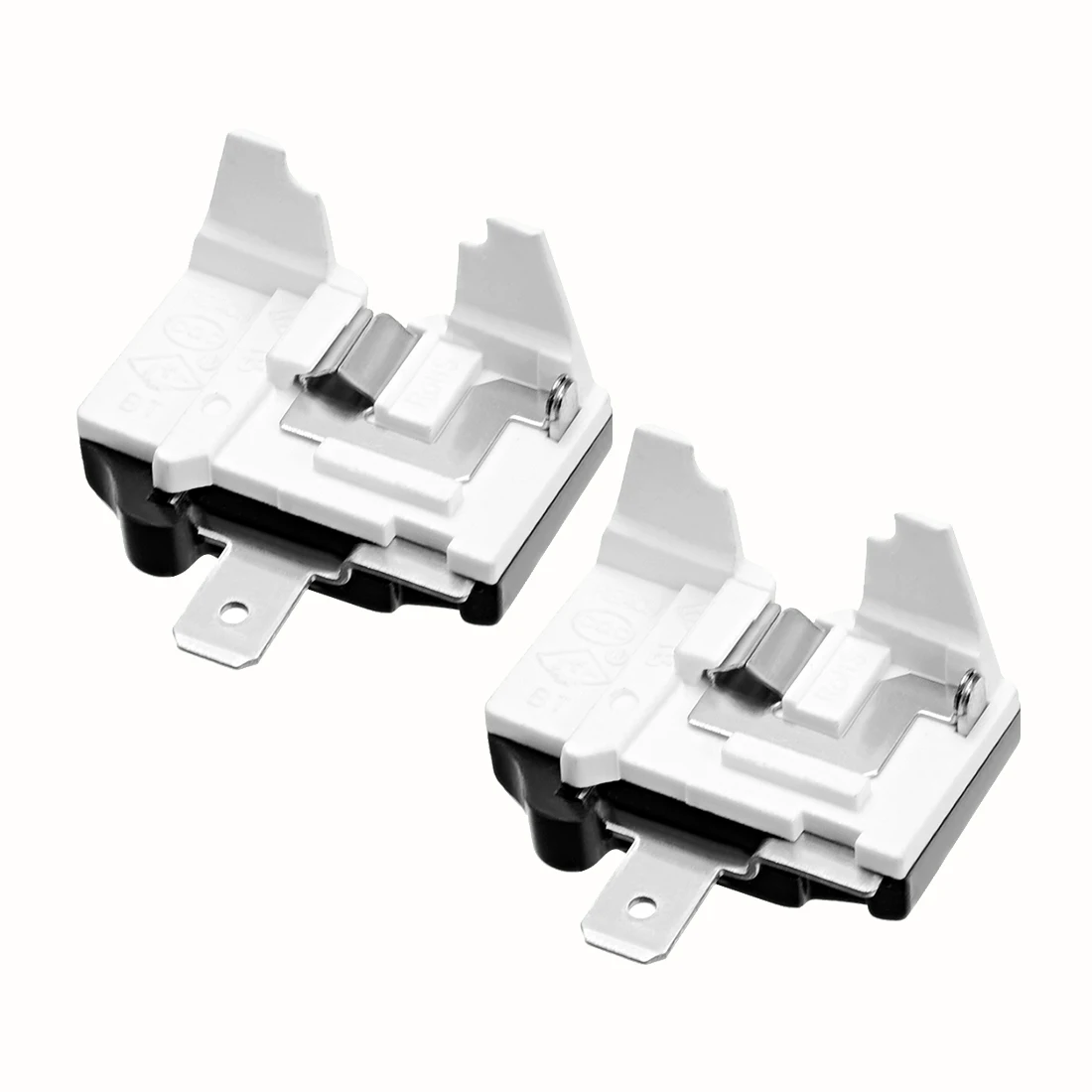 

uxcell 2Pcs Refrigerator Overload Protector Compressor Replacement Part Low Profile and Light Weight