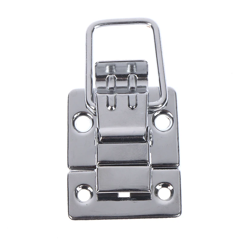 2pcs Stainless Steel Chrome Toggle Latch For Chest Box Case Suitcase Tool Clasp Cabinet Fitting Lock Belt Hasp Buckle Hardware