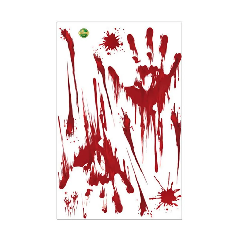 

Horror Realistic Blood Injury Scar Wound Stickers Fake Tattoos Costume Makeup Halloween Decorations Festival Party Props