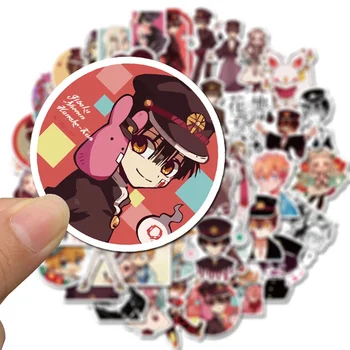 

50Pcs/Pack Anime Toilet-Bound Hanako-kun Anime Stickers Collectibles Car Snowboard Bicycle Luggage Skateboard GraffitiStickers