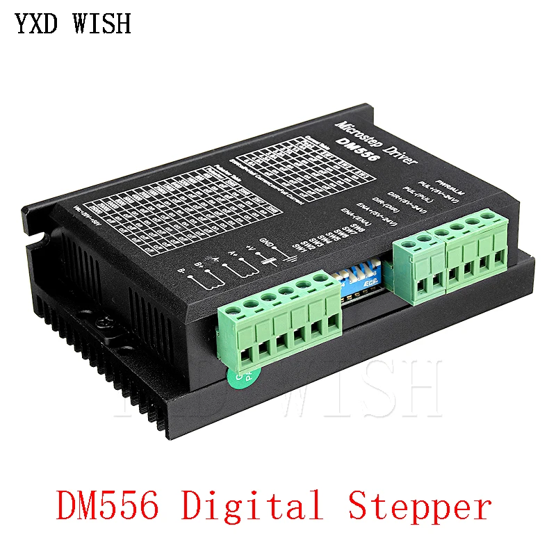 Цифровой Драйвер шагового двигателя DM556 2 фазы 57/86 А для Nc 42/ замена M542/TB6600 контроллер двигателя|Драйвер