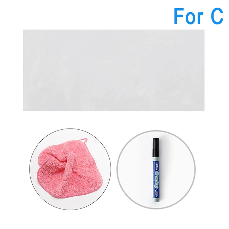 Горячий стираемый стикер для белой доски, наклейка на стену, самоклеющаяся белая доска, бумага для школы USJ99 - Цвет: For C
