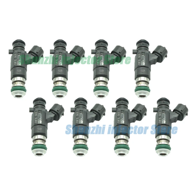 8 шт. Форсунка топливной форсунки для Nissan Infinity 2,0 3,0 3,5 V6 двигатель OEM 16600-5L700 166005L700 FBJC100