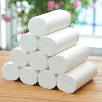 

14 Rolls Paper Home Household 4 Layers Bath No Core Soft Toilet Paper K1MA