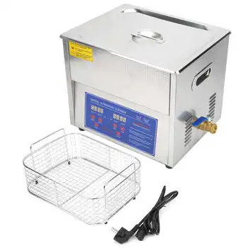 Price Ultrasonic Cleaner 10L Digital Display Ultra Sonic Tank Bath Cleaning Heater Timer MH-040X Sonic Cleaner