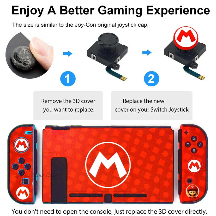 5 аксессуаров для NintendoSwitch Ограниченная серия Защитный чехол + аналоговый с 4