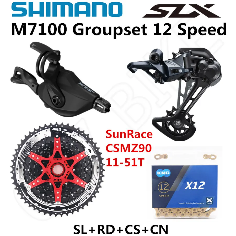 Механизм переключения передач SHIMANO DEORE SLX M7100 задний переключатель для горного