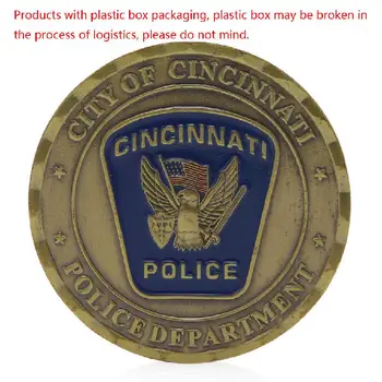 

Saint Michael Cincinnati Police Commemorative Challenge Coin Collection Souvenir