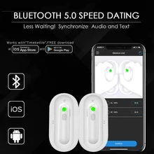 

New WT2 Plus Simultaneous Translator Headset Business Interpretation Overseas Travel Support 40 Language Translation Earplugs