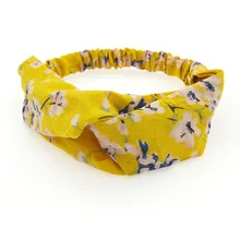 Yiwu корейский стиль Мода стиль креативный тренд лента для волос женские взрослые дети ткань печатные аксессуары для волос