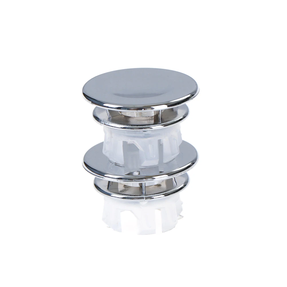 

New 2pcs/lot Basin Sink Round Overflow Cover Ring Insert Replacement Tidy Chrome Trim Bathroom Accessories