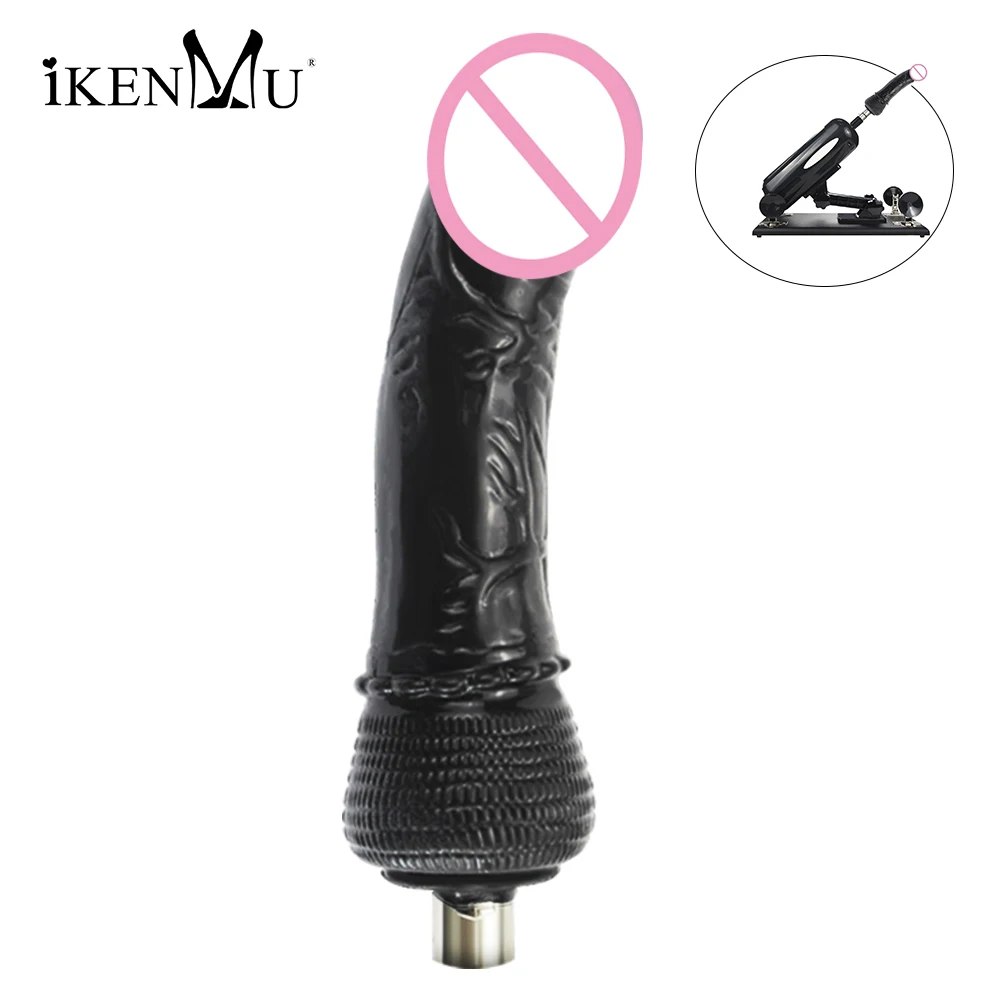 iKenmu Well Made Dildo Attachments Sex Machine Attachments Silicone Dildo for 3XLR Connector Sex Machine Accessories Dildo