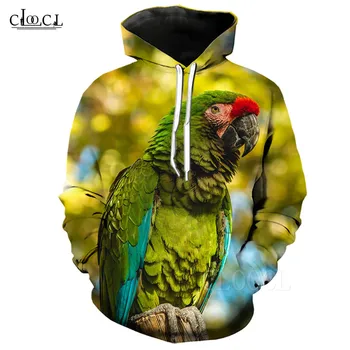 

Casual Hoodie Men/Women Sweatshirts For Couples Animal Parrot Printed Harajuku Oversized Hoodie Hoddies Streetwear Pullover Coat
