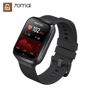 

Xiaomi 70mai Smart Watch Exercise Heart Rate Monitor GPS Alert Application Notification Waterproof Call Reminder Multiple