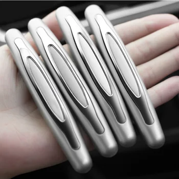 

4pcs Universal Car Door Side Protector Strips Decal Sticker For Renault Koleos Clio Scenic Megane Duster Sandero Captur Twingo
