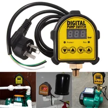  220V Hot Sale Automatic Digital Air Pump Water Oil Compressor Pressure Controller Switch Water Pump Digital Switch 